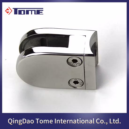 OEM Custom 304/316 Stainless Steel Accessories Support Bar Glass Clamp for Railing/Handrail/Balustrade Staircase