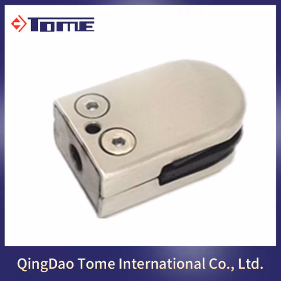 OEM Custom 304/316 Stainless Steel Accessories Support Bar Glass Clamp for Railing/Handrail/Balustrade Staircase