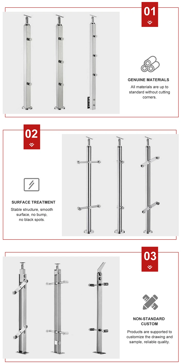 Factory Seller Railing Designs Glass Balcony Balustrade Spigot Professional Supplier Angle Adjustable Glass Spigot for Glass Railing Spigot Glass Railing Stain