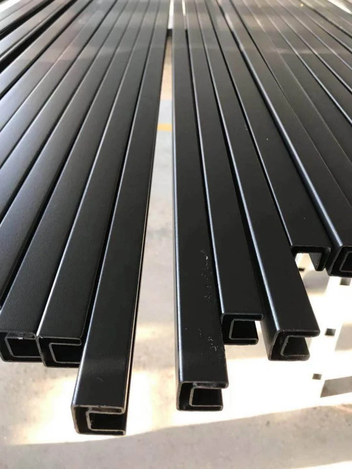 Stainless Steel Top Rail Fitting-Matt Black