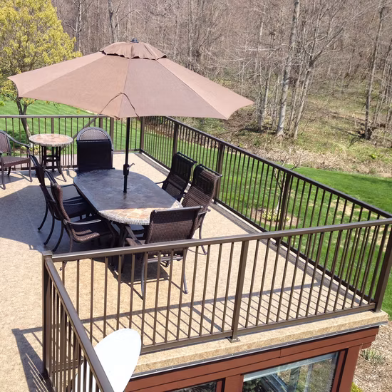 Перила из алюминия, стекла, ПВХ, перила для коммерческих балконов, жилых квартир, настилы для столбов, защитные перила для крыльца на открытом воздухе