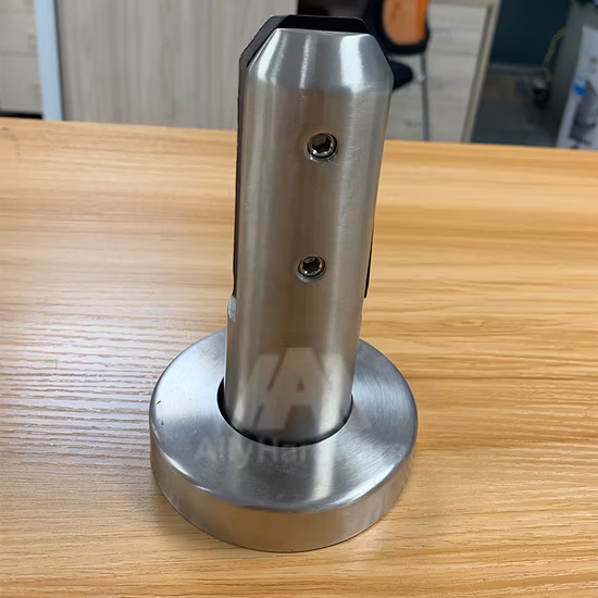 Прецизионный литой забор из SS304, патрубок стеклянной балюстрады для стекла толщиной 10-12 мм.