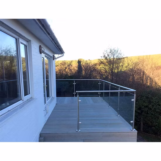 Gaoming 316 Аппаратное обеспечение U-образный канал Стеклянные перила/Стеклянный патрубок для ограждения бассейна