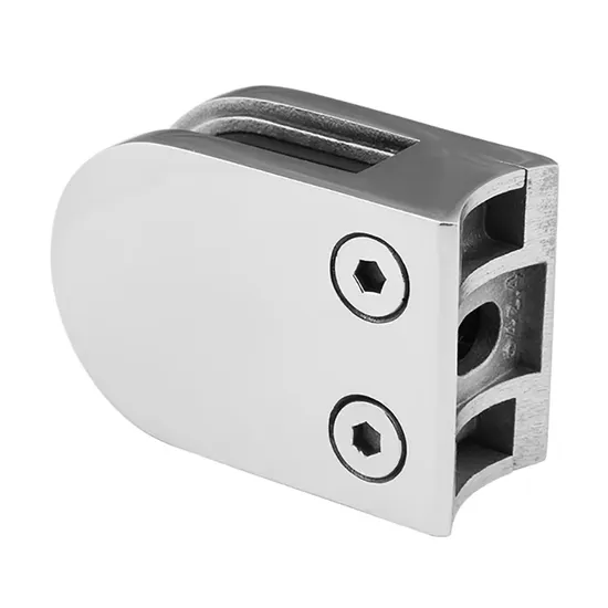 Круглый стеклянный патрубок для балюстрады безрамных перил из нержавеющей стали