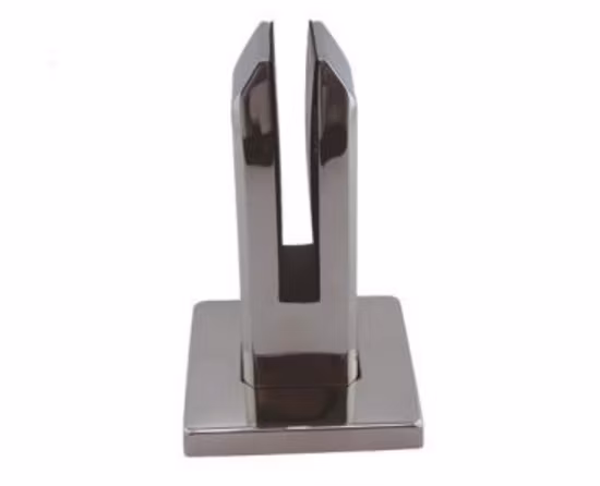 Высококачественное PVD-покрытие из нержавеющей стали/латунный патрубок из сатинированного золота для стеклянных ограждений бассейна